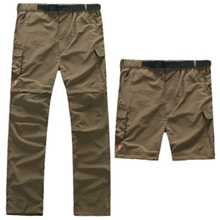 爆款批发正品男款速干裤可拆卸快干裤透气排汗防晒防泼水可OEM