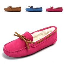 2013新款真牛皮豆豆女棉鞋豆豆女鞋女秋冬季女棉鞋豆豆鞋女鞋