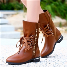 2013新款女鞋休闲雪地靴平跟马丁靴英伦女靴中筒靴保暖靴子