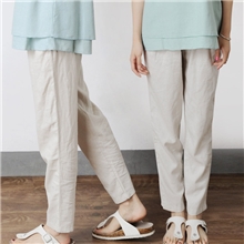 2013新款棉麻布长裤子女款亚麻裤韩版时尚夏季白色显瘦休闲文艺