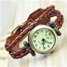 圣诞好礼古铜色罗马复古手链表朋克复古手表6色工厂现货