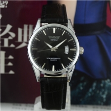 男士单历皮带手表时尚皮带手表礼品定制手表手表批发SWI-001