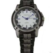 新款韩版大头男款钛钢色手表淘宝暴款手表K-081