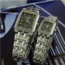ROSRA手表方型经典钢带男女对表情侣手表批发K047