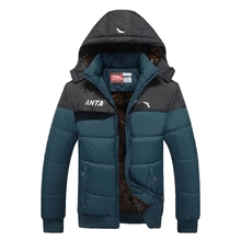 品牌男装夹克外套冬装加绒加厚运动棉衣可脱帽保暖棉yw7798供货