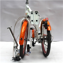 路奇士专利折叠变速双人自行车可放后车箱