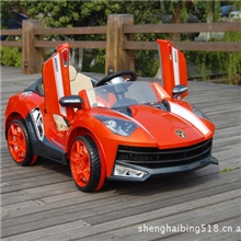 新款兰博基尼儿童电动车童车遥控双驱玩具宝宝可坐四轮汽车