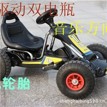 新款遥控四轮充气双驱卡丁车宝宝可坐儿童电动玩具童车电瓶摩托车