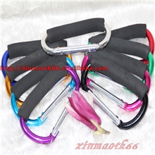 特大登山扣拎手提物器大D扣提鞋扣12*140海绵护手