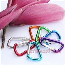 4cm登山扣4号D型s型挂小号快挂户外小装备赠送礼品厂家直销