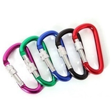 带锁快挂扣铝合金登山扣厂家直销