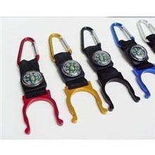 水壶扣矿泉水扣快挂配指南针水瓶扣登山扣挂扣装备颜色齐全