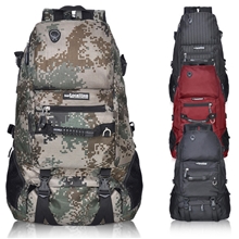 力开力朗2013新款男女旅行包牛津布双肩包运动包40升登山包065