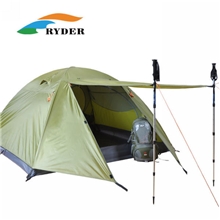 Ryder/莱德户外帐篷三人双层双门帐篷户外救灾用品野营帐篷