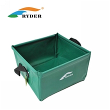 Ryder/莱德15L折叠四方脸盆户外折叠盆户外装水用具