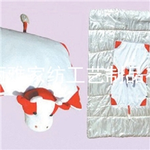 长期生产牛抱枕被FA-8006全棉多功能抱枕被