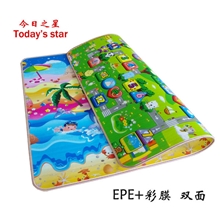 厂家热销双面大泡沫爬爬垫EPE儿童爬行垫游戏垫