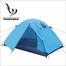 供应双人双层铝杆帐篷特价野营帐篷户外休闲帐篷可定做贴牌