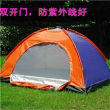 厂家直销二人情侣帐篷2人郊游野营单层帐篷双人户外礼品帐篷批发