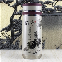 【伙拼】忆江南专利款商务保温杯高档不锈钢真空保温杯彩盒装