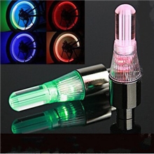 智能感光七彩风火轮山地车气门灯自行车气嘴灯自行车配件装备