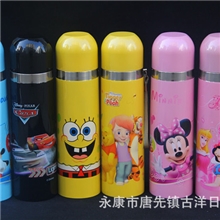 厂家直销迪士尼米奇保温杯真空水杯儿童水壶可爱卡通迪士尼杯子