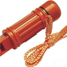 悅途人户外用品装备五合一指南针口哨打火石小镜子储物罐