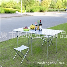 大量供应优质铝桌休闲桌加长折叠铝合金桌