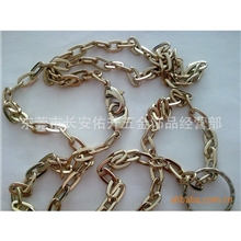 厂家供应饰品单扣双扣链条金属挂链金属链条2.0五金链条