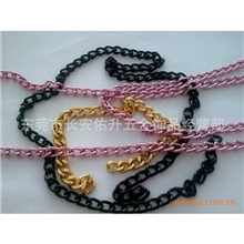 厂家批发五金链条铝质彩色链条手工DIY饰品链条