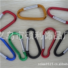 厂家直销优质进口环保铝合金彩色登山扣爬山扣（图）