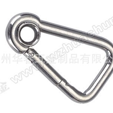 【价格合理】带圈三角型不锈钢铁制登山扣弹簧钩镀锌登山扣