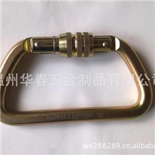 【专业认证】最新款D型铁制登山扣拉力2200kg登山扣