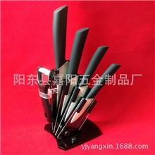 长期销售陶瓷礼品餐刀氧化锆纳米餐刀具陶瓷刀6件套OL056-006