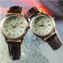 厂家直销合金皮带休闲手表圆形