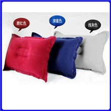 供应加大号充气枕休闲睡枕双面植绒旅行枕头靠枕便携户外野营