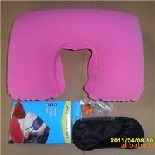 供应批发旅游三宝充气颈枕旅行三件套午休睡眠枕价格优惠