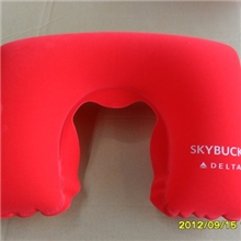 厂家直销各种颜色的充气枕头旅行枕头航空枕头