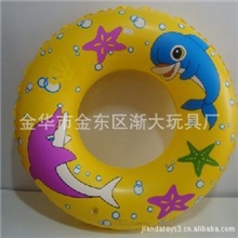 （厂家直销）充气游泳圈（可加印LOGO，外贸定做）
