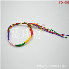 【五彩手绳】时尚手链辟邪转运纯手工编织五彩线首饰
