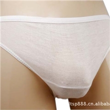 优质一次性棉内裤一次性涤棉内裤男款三角裤高级桑拿洗浴中心必备