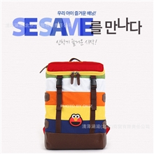 韩国原单芝麻街儿童旅游包学前班幼儿园小学书包双肩背包