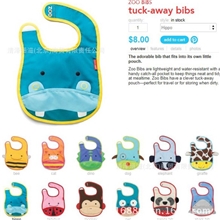 外贸围嘴小童口水巾纳米防水绝对原单skiphop造型围嘴