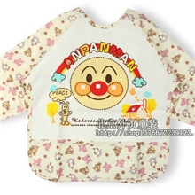 外贸童装批发日单儿童反穿衣罩衣围嘴多种花色