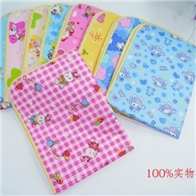 热卖！100%纯棉婴儿隔尿床垫/新生儿棉防水尿垫/宝宝隔尿用品