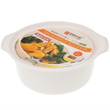 振兴BF609微波炉中号蒸锅家用双耳塑料圆形小蒸笼定制厨房用品