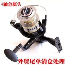 外贸尾单处理金属头1轴纺车轮渔线轮海竿轮可左右手互换