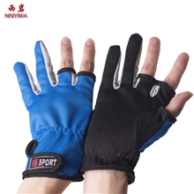 特价西岩露三指普通钓鱼手套垂钓用品鱼具钓具厂家渔具批发