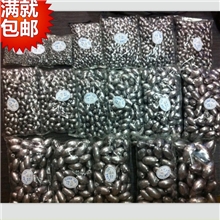 【厂家直销】渔具配件批发橄榄型铅坠多种克数