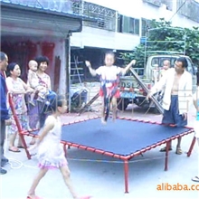 正雄集团供应火爆赚钱新型跳床儿童蹦极蹦床跳床